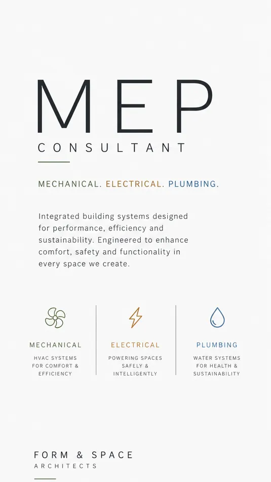 MEP systems planning overview